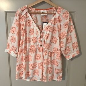 NWT Anthropologie Babydoll Blouse
